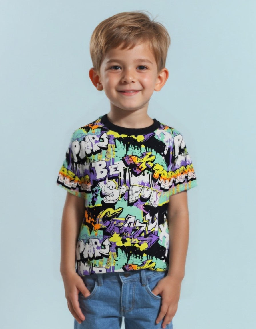 Remera niño Kari Grafitti